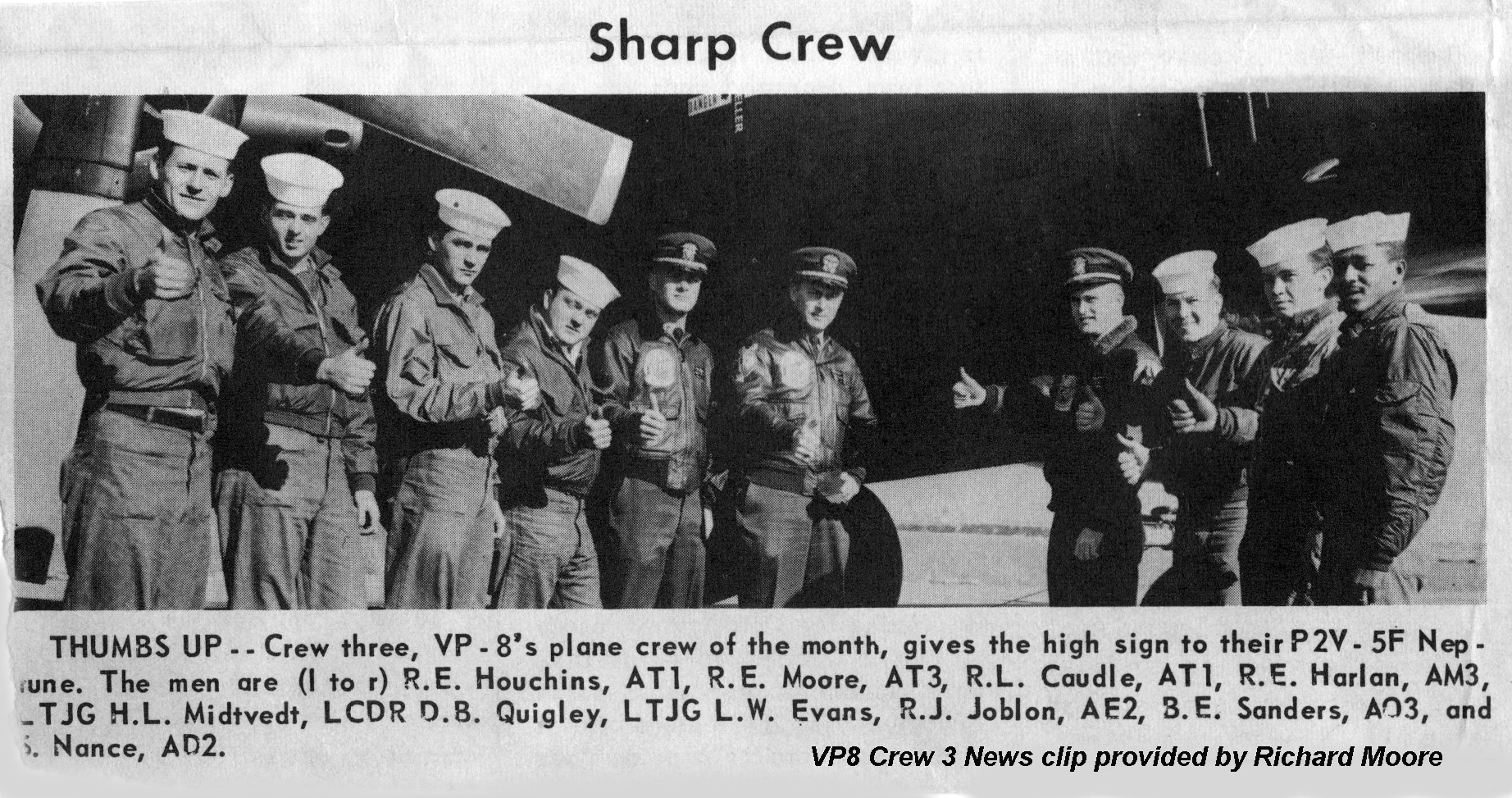 VP8 Crew 3 1960